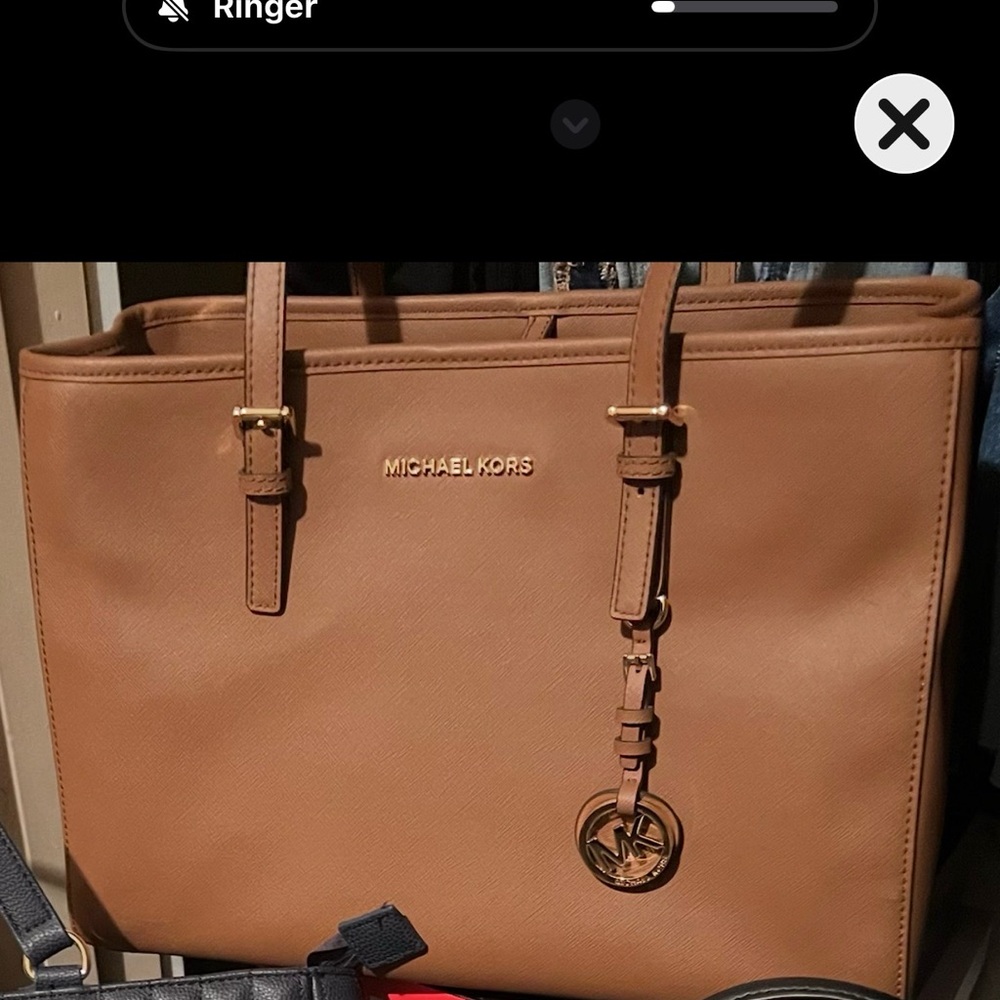 Michael Kors Brown Leather Tote